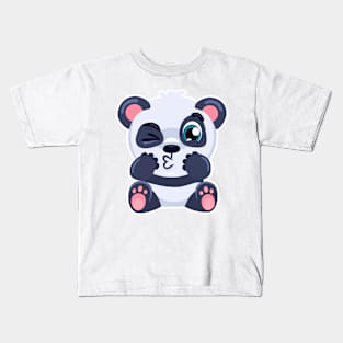 Panda baby so cute Kids T-Shirt